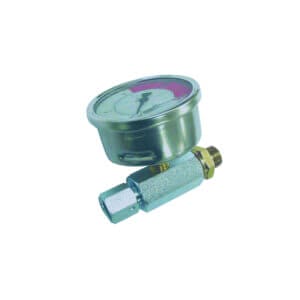 Manometro fluidi alta pressione con raccordo