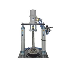 Double acting air operated two post extrusion rams 30 l - 200 l drum