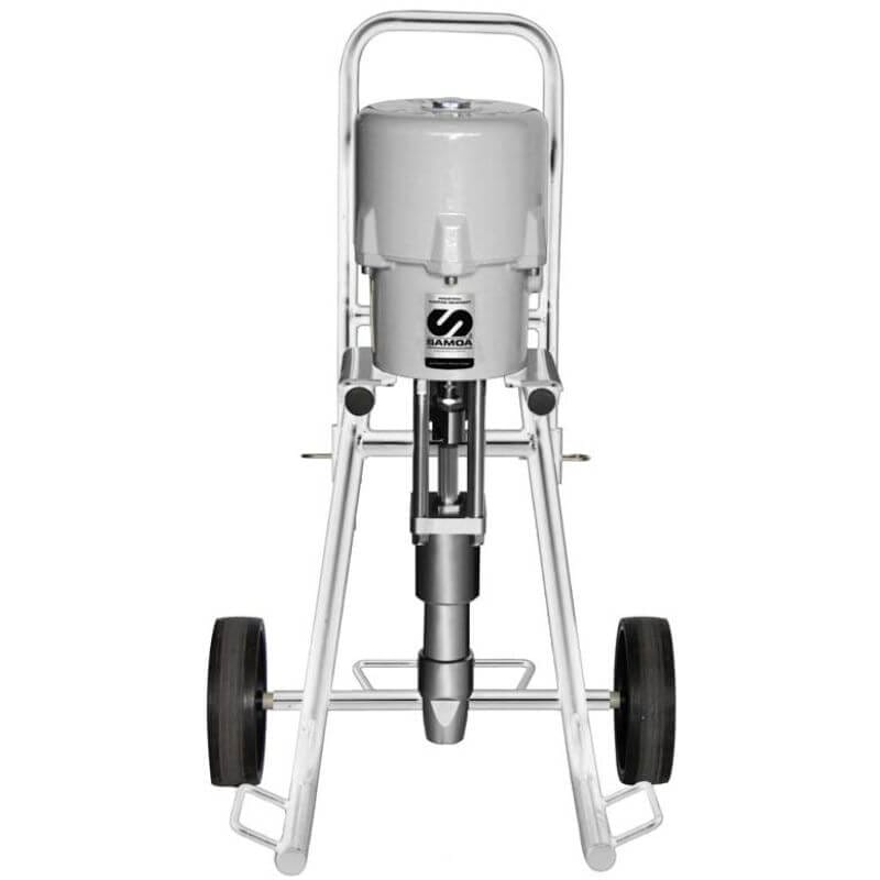 SIRIO 32:1 Stainless steel pneumatic airless wash pump – SS trolley version