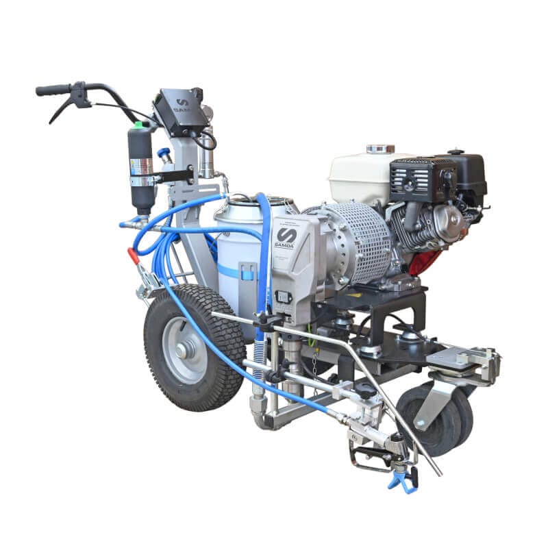 Zeus manual airless piston line marker – Petrol engine | Larius