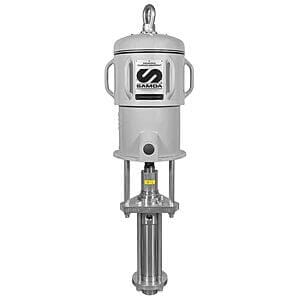 Omega 15:1 piston transfer pump divorced version