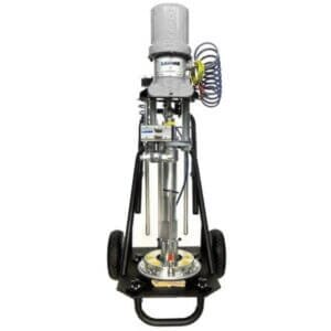 Double acting air operated extrusion rams