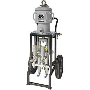 ENG. 1006 2K OMEGA 40:1 - Pneumatic injection system<br/>One motor - Two pump lowers system